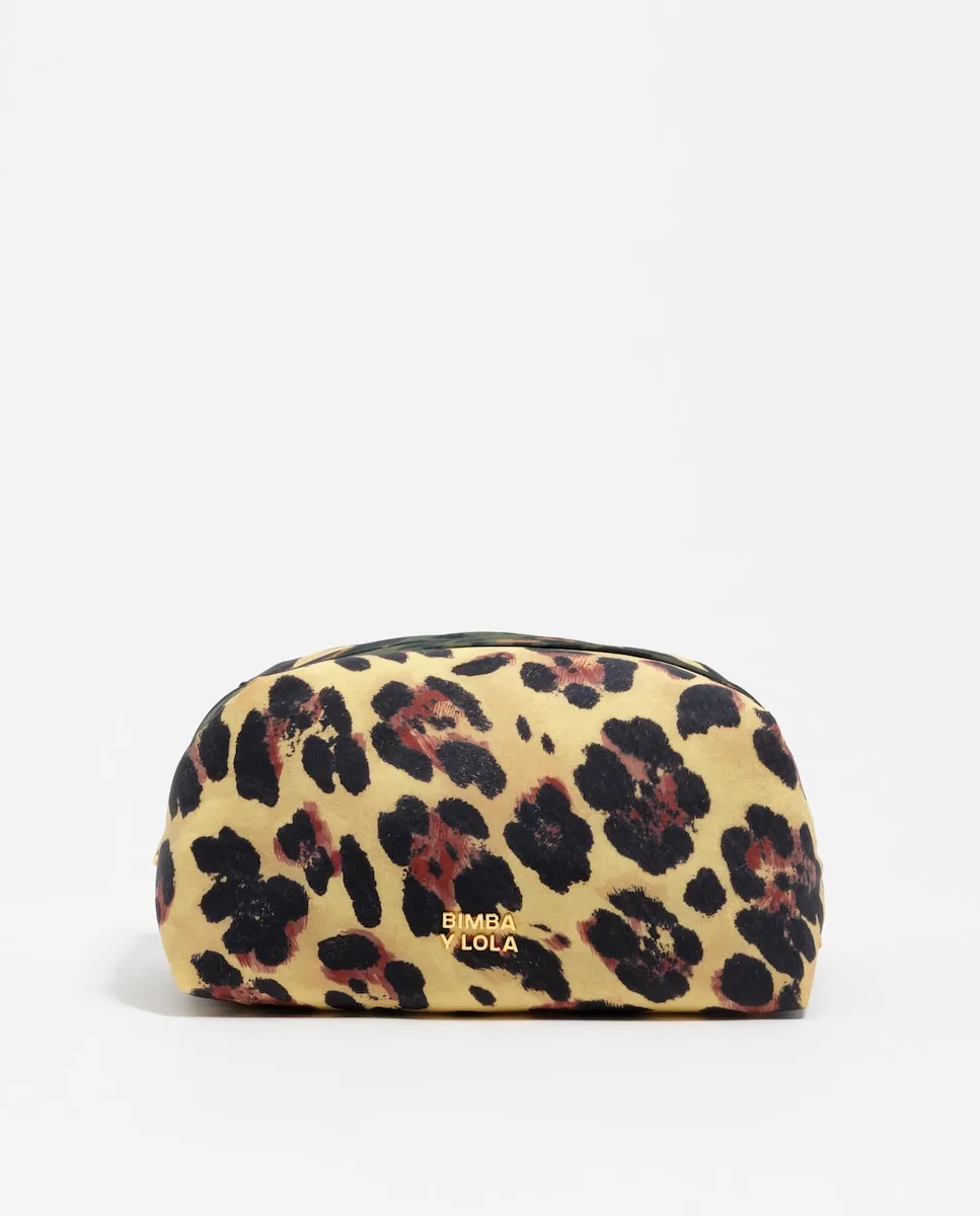 

Косметичка нейлоновая с принтом Леопард ваниль Bimba y Lola, бежевый