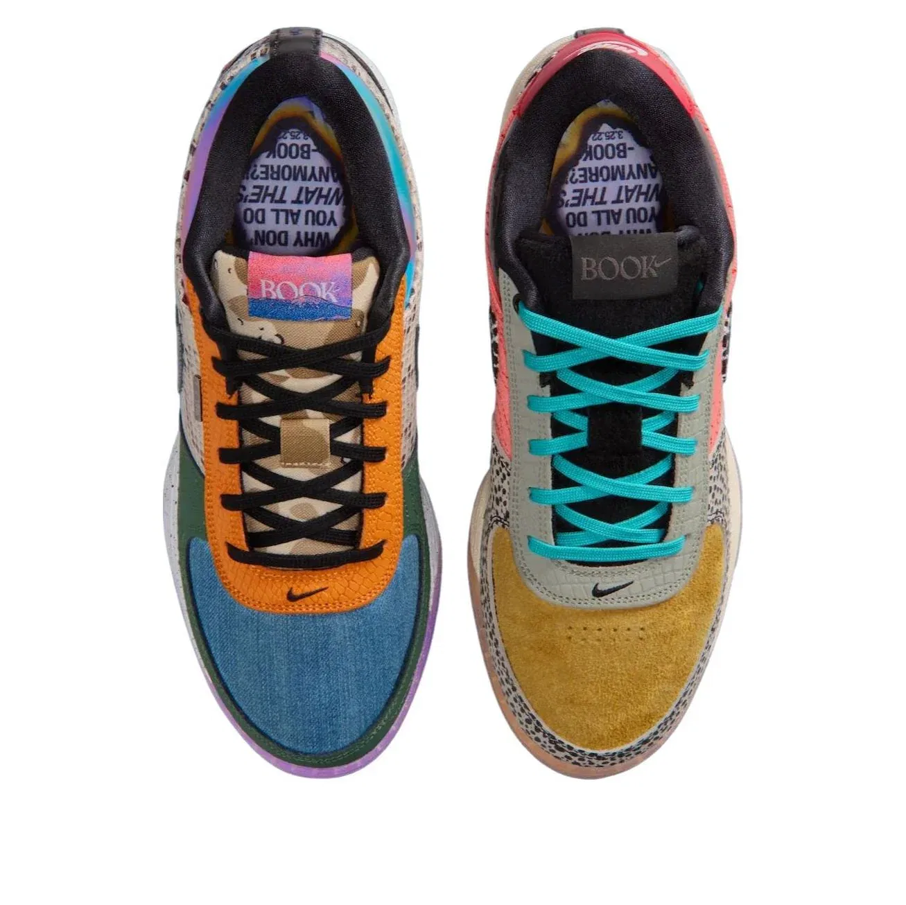 Кроссовки Nike Book 1 'What The' IH1335-100, мультиколор — фото 4