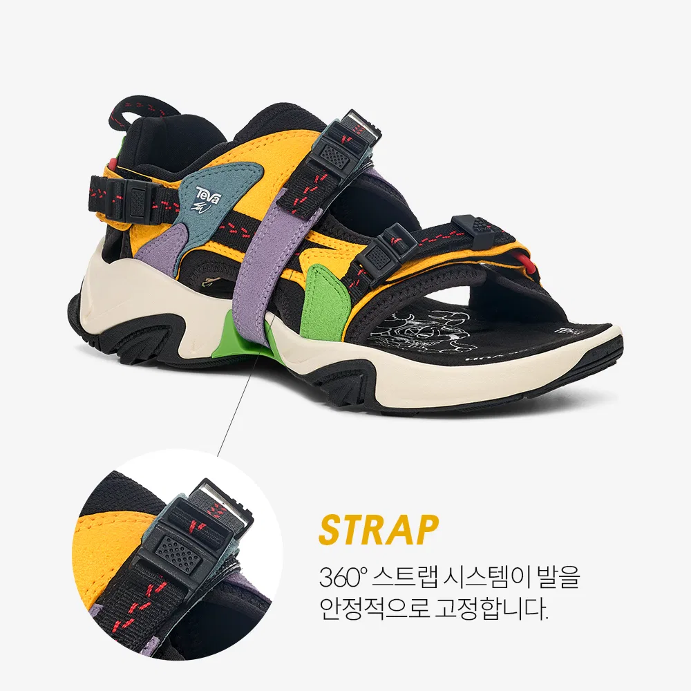 Мужские спортивные сандалии Teva SW x Raptor шафрановые — фото 4