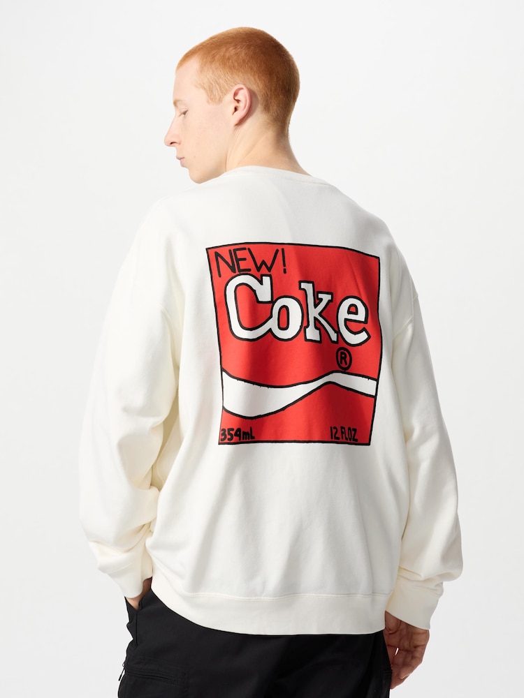 

Толстовка keith haring x coca-cola Uniqlo, белый