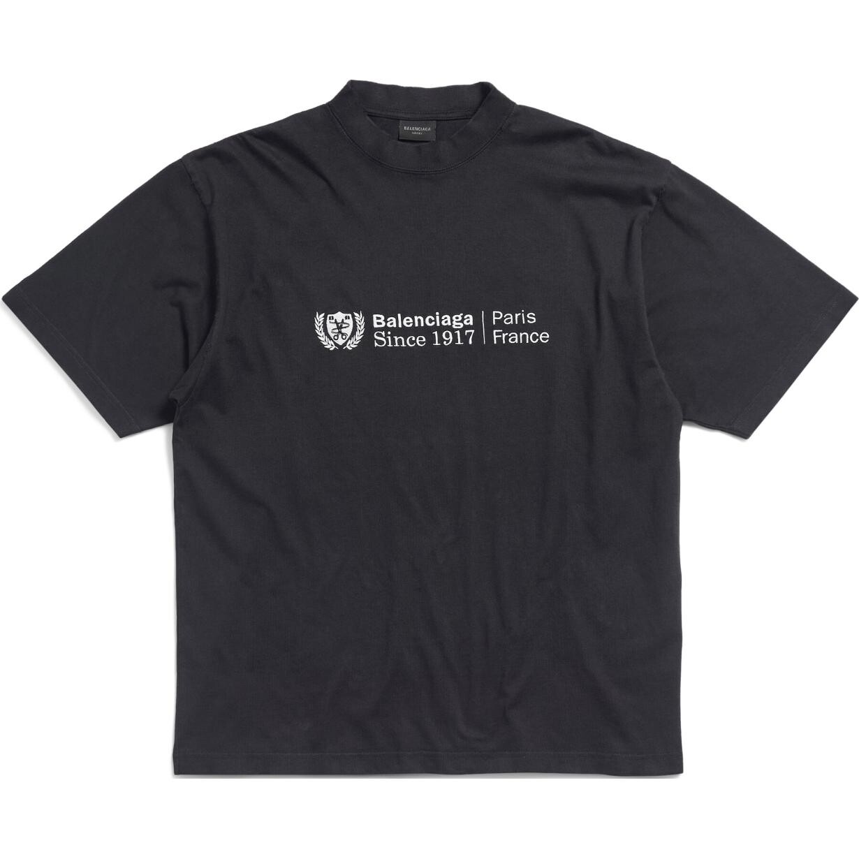 

Футболка унисекс черная Balenciaga, черный