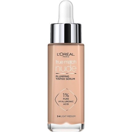 

L'Oreal Paris True Match Тональная основа-сыворотка с 1% гиалуроновой кислотой 30 мл Оттенок 3-4 Светлый-Средний L'Oréal Paris, Коричневый, L'Oreal Paris True Match Тональная основа-сыворотка с 1% гиалуроновой кислотой 30 мл Оттенок 3-4 Светлый-Средний L'