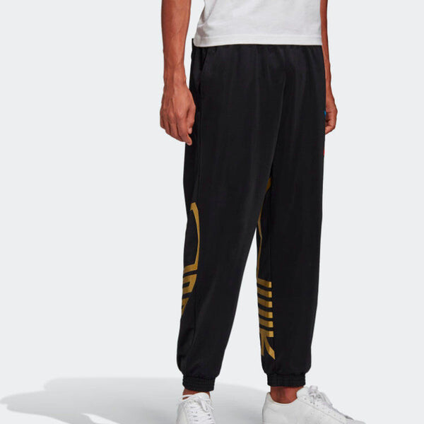 Спортивные штаны adidas originals Metallic Track Pants 'Black/Platinum Metallic', черный — фото 4
