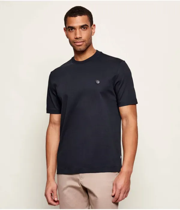 Футболка C-Taut 01 regular fit Boss, темно-синий
