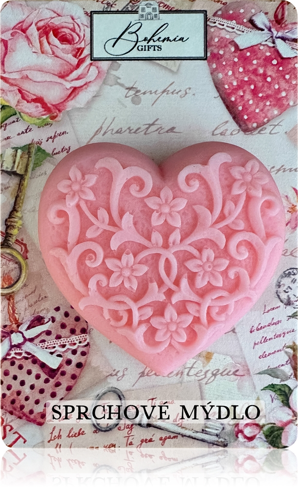 

Мыло ручной работы в форме сердца с глицерином Bohemia Gifts & Cosmetics, 90 гр