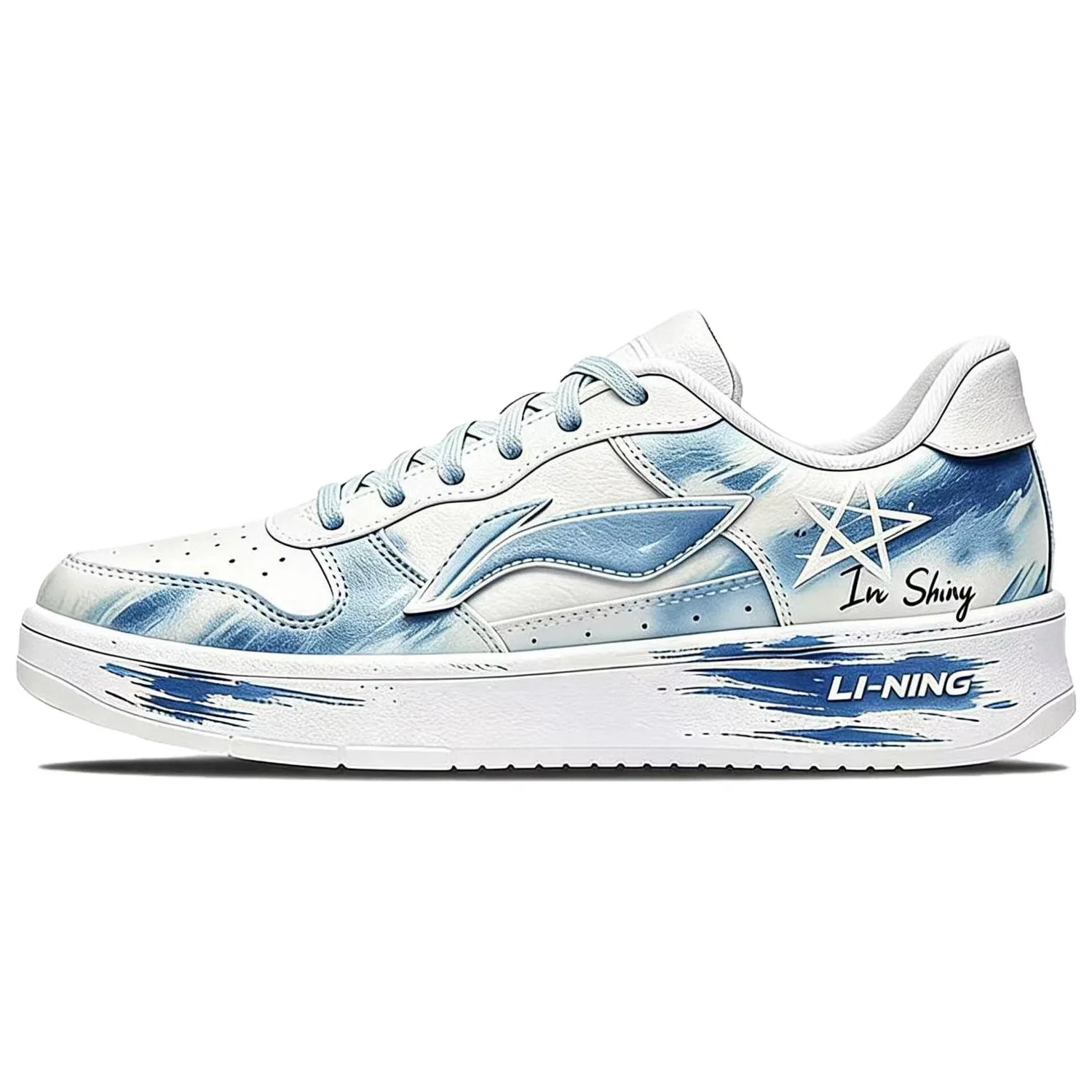 Кроссовки кеды Li-Ning Floating Boat Sky Blue
