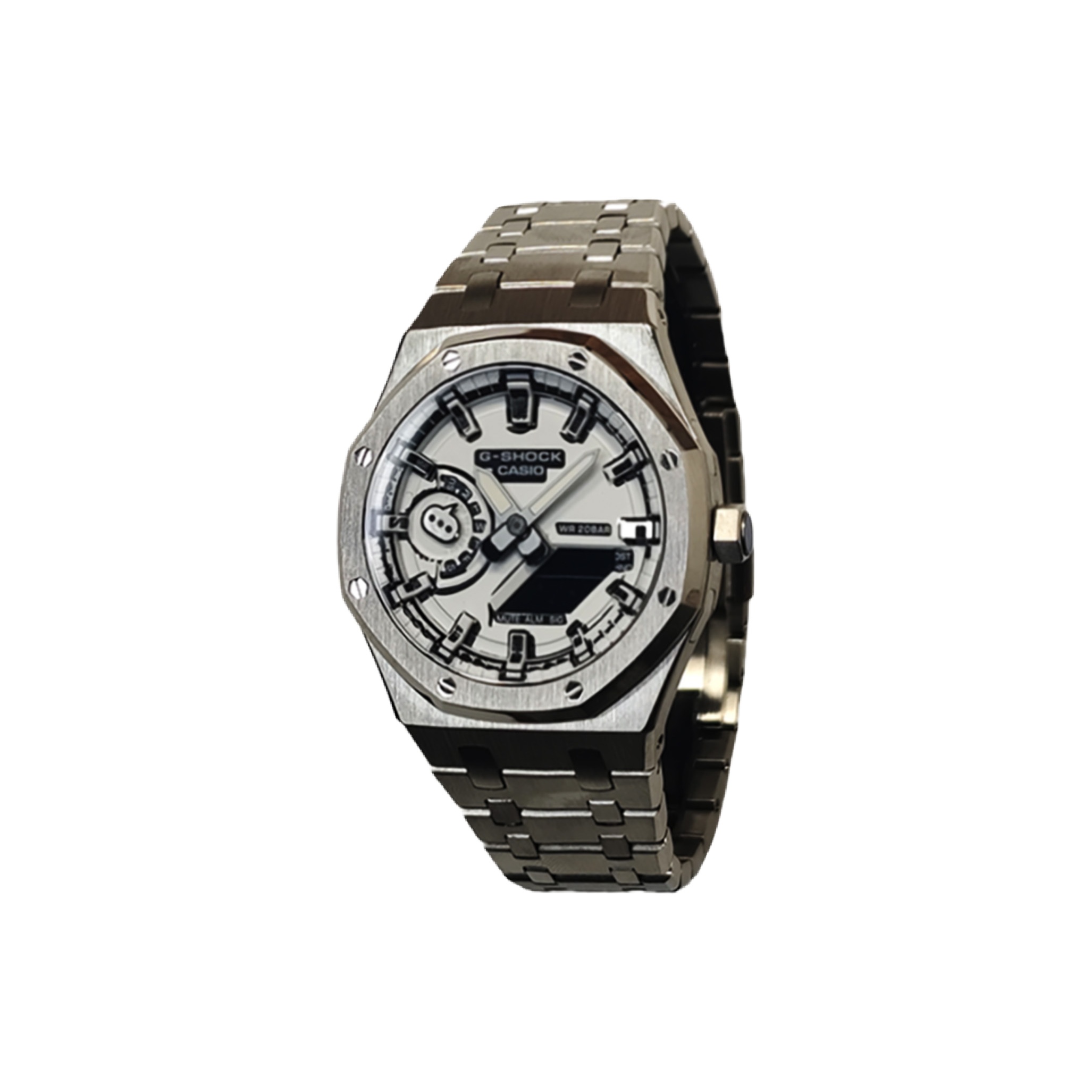 

CASIO Часы Retrofit Series Electronic Movement Watch Men's Watch Silver Dial