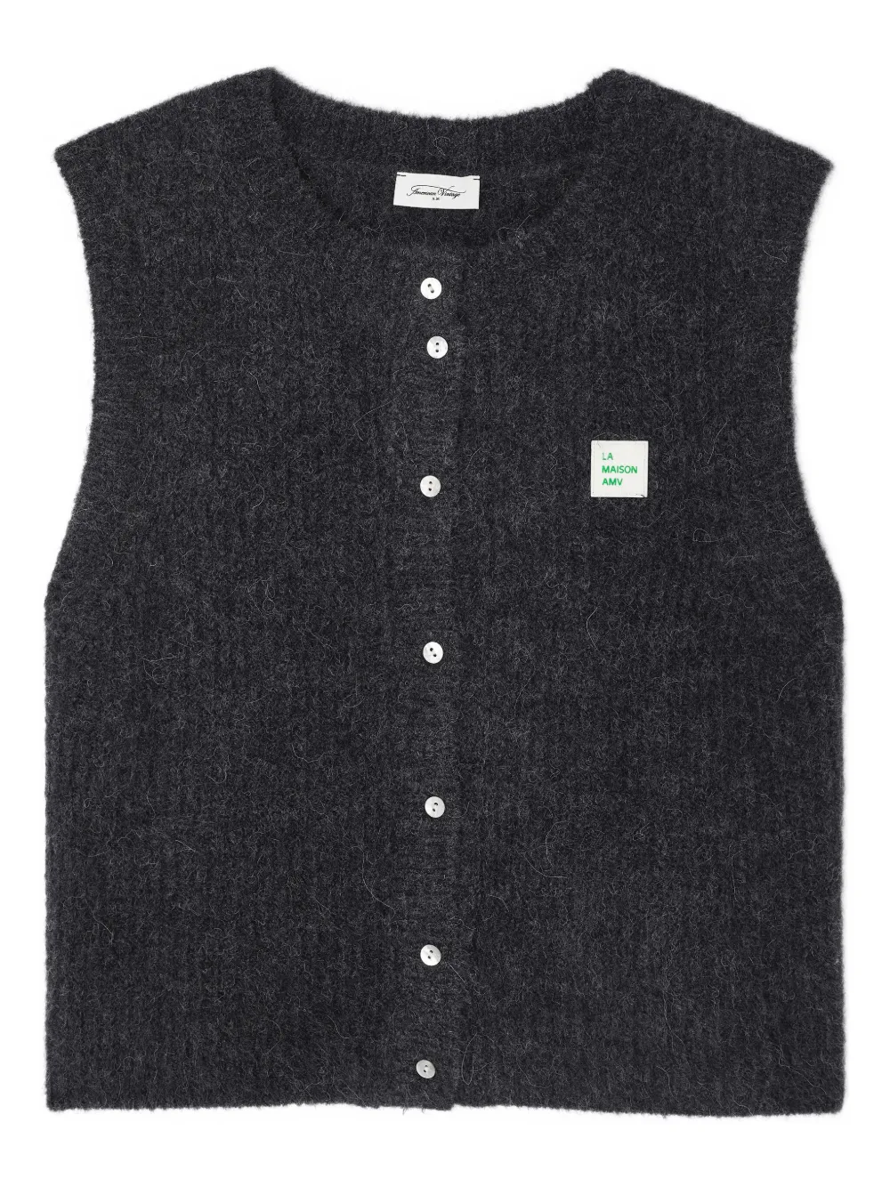 

Кардиган East без рукавов American Vintage, серый