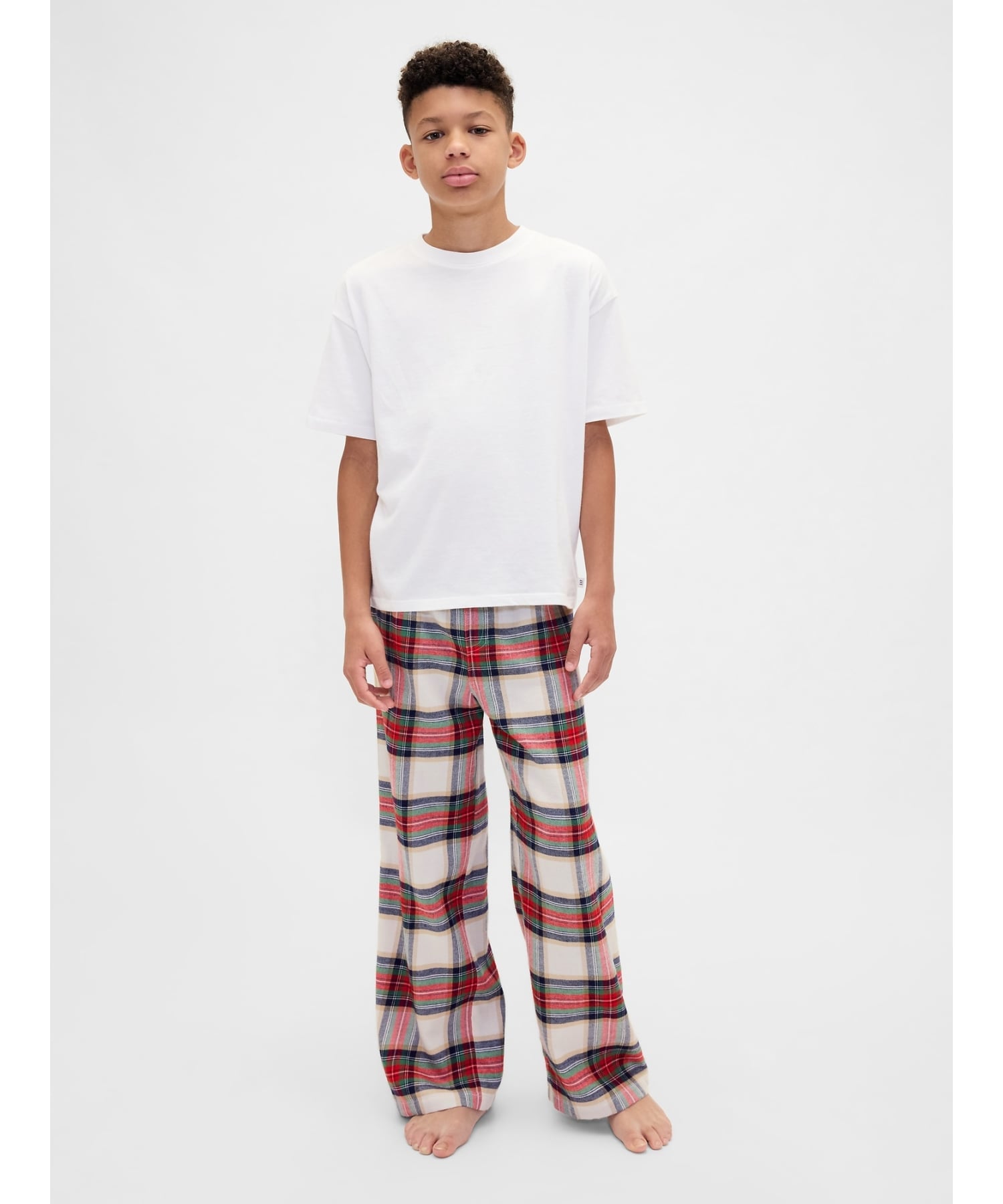 (K) Пижамные штаны из переработанной фланели (детские) GAP, FS CHINO TARTAN PLAID — фото 3
