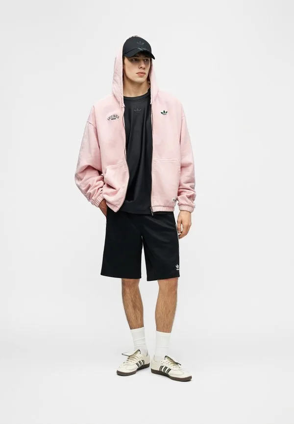 Толстовка на молнии Adidas Originals, Sandy Pink — фото 3