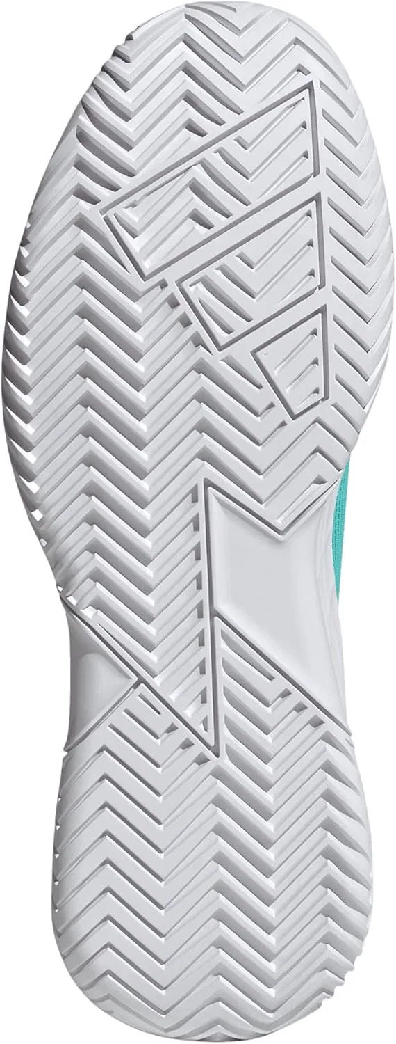 Кроссовки теннисные Adidas Defiant Speed 2, Flash Aqua/Silver Metallic/Mint Ton — фото 4