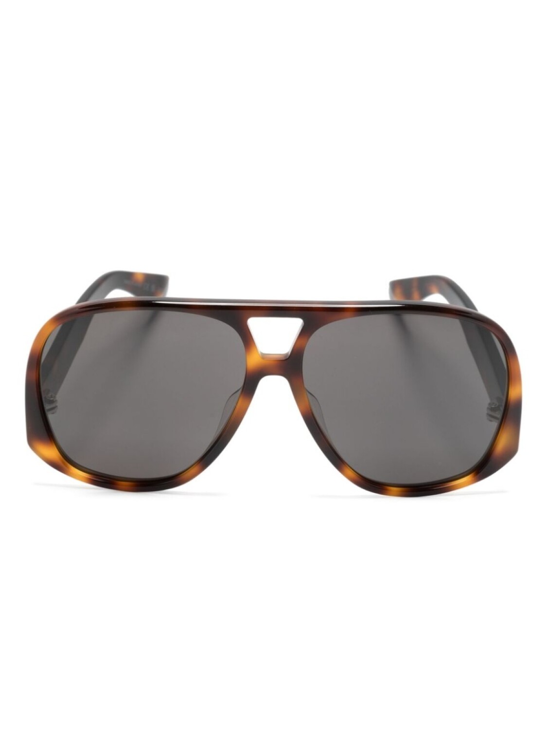 

Saint Laurent Eyewear солнцезащитные очки-пилоты Solace, коричневый