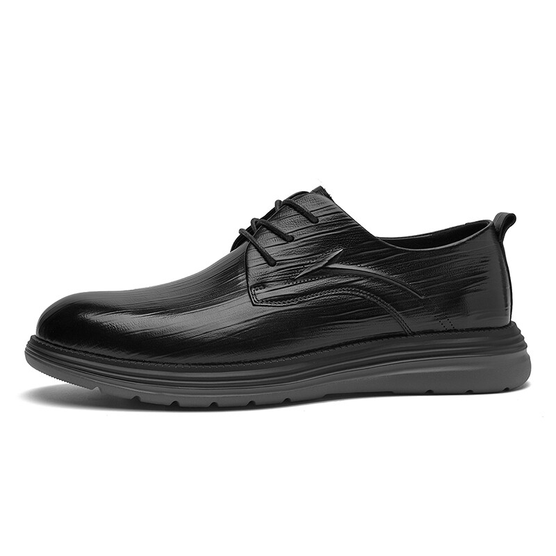 

Туфли AOKANG Dress Shoes Men Low-Top Black