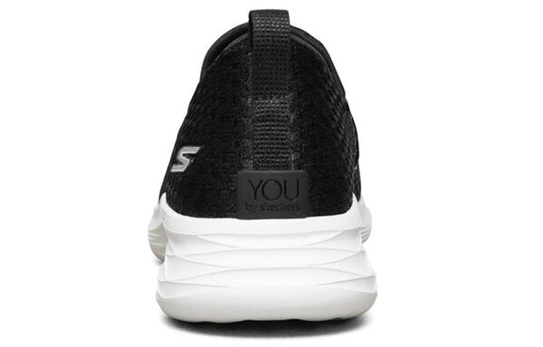 Тапочки you wave sports shoes black/white Skechers, черный — фото 4