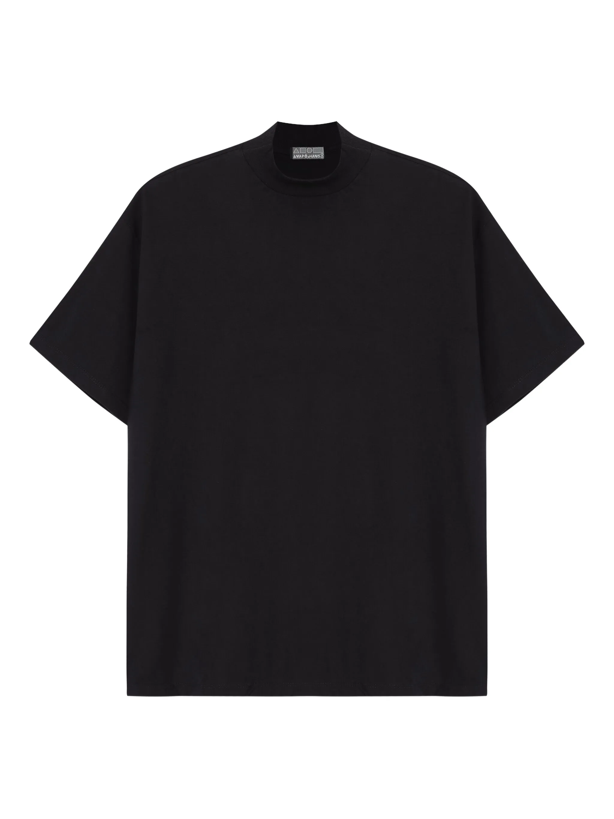 

Футболка свободного кроя с высоким воротником Amapô, черный