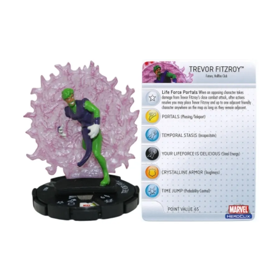

Тревор Фицрой, Marvel HeroClix - Giant-Size X-Men - Singles