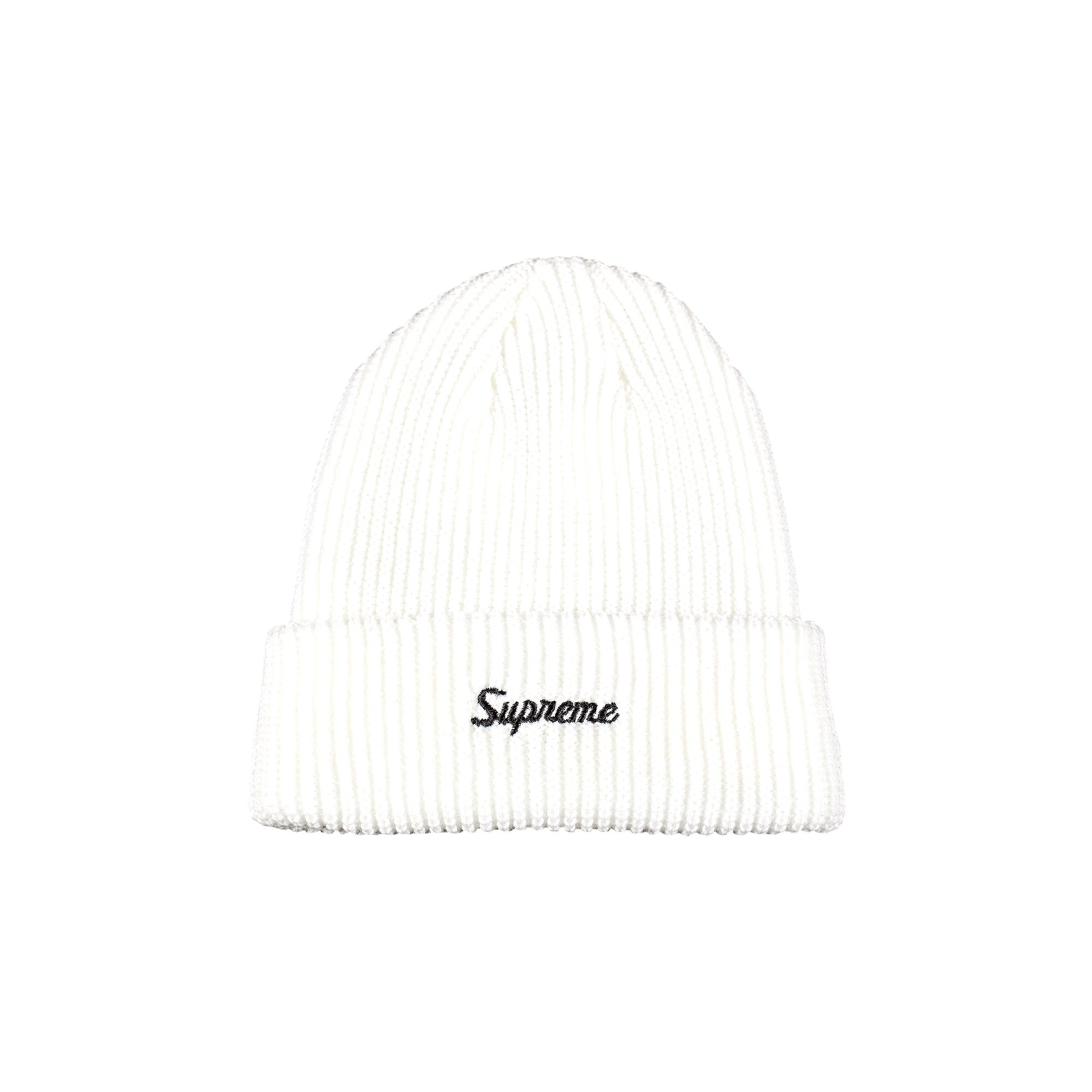 

Шапка-бини Supreme свободного кроя, цвет Белый