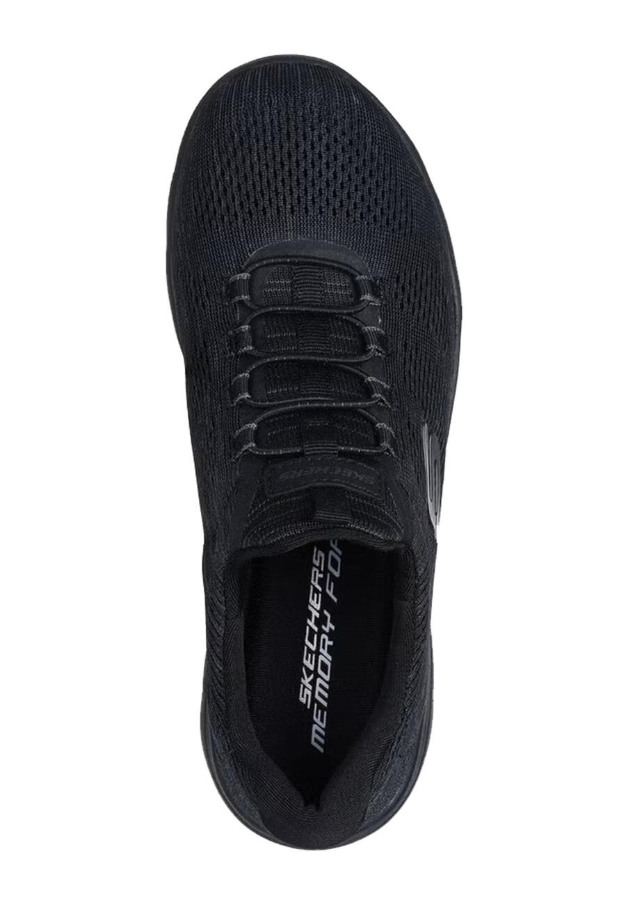 Кроссовки женские SKECHERS SUMMITS-FUN FLARE, черные, веганские, 150113 BBK — фото 2
