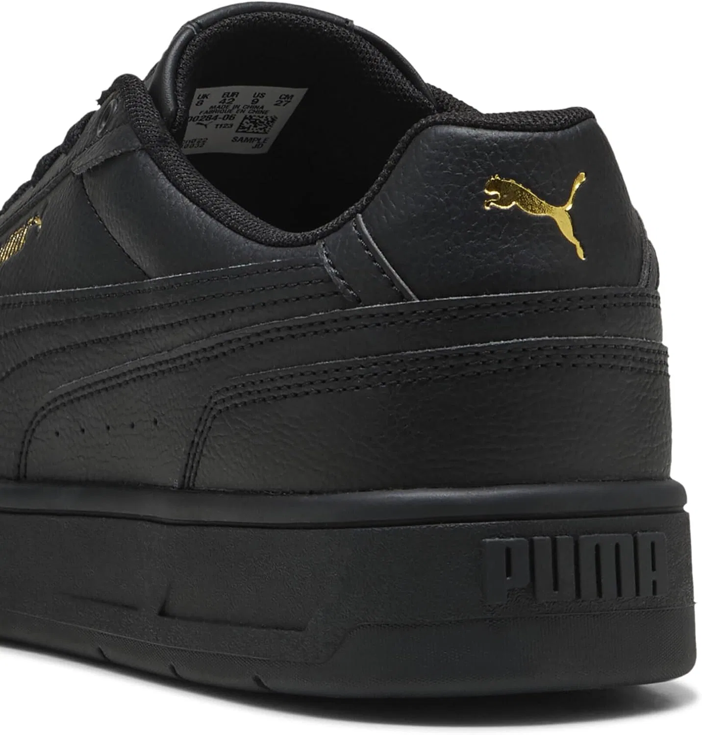 Кроссовки PUMA Court Classico для взрослых, Black Gold — фото 3