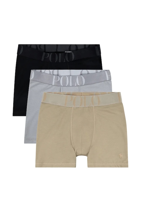 

Детские хлопковые боксеры, 3 шт в упаковке Polo Ralph Lauren, бежевый