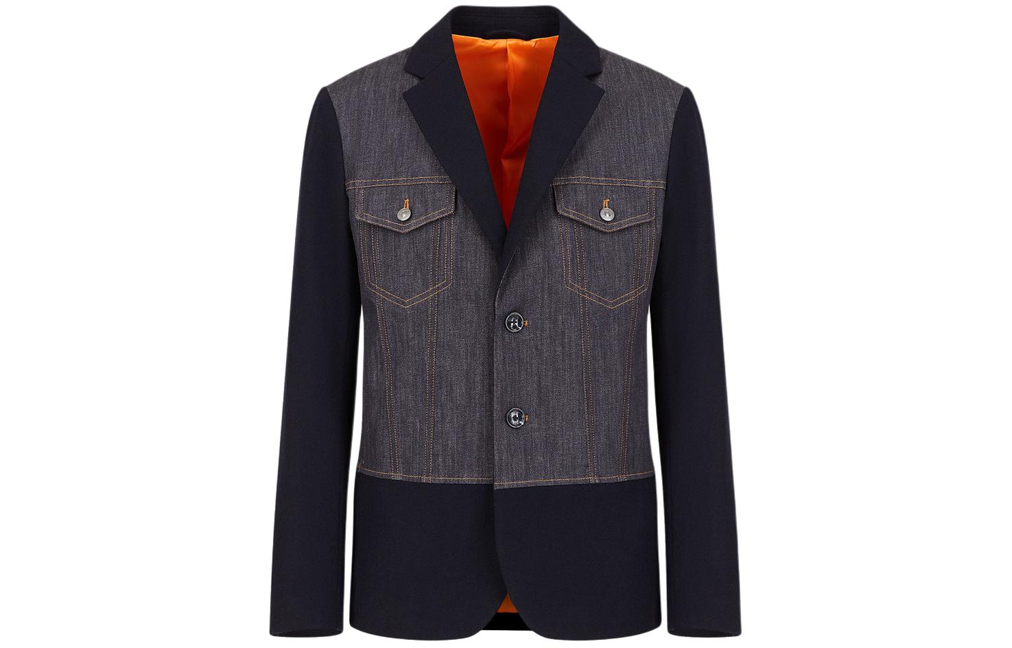 

ARMANI EXCHANGE Мужской черный пиджак Business Suit Coat, Black