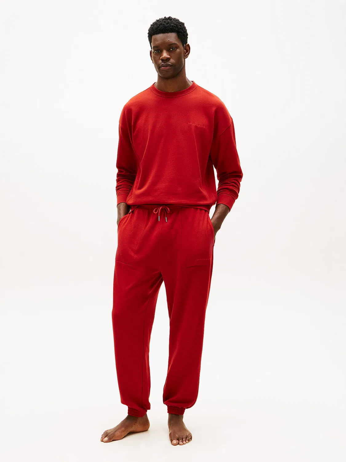 Пижамные штаны - незаменимый элемент гардероба. Tommy Hilfiger Underwear, Red — фото 3