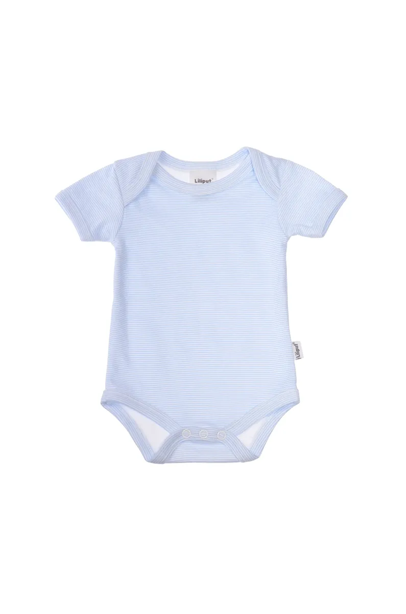 

Боди Liliput с короткими рукавами и практичными кнопками, голубой