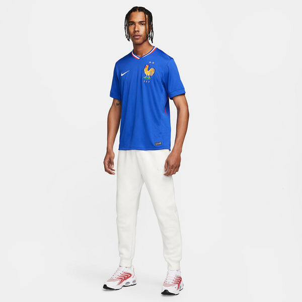 Футболка Франция fff 24 25 домашняя футбольная майка Nike, синий — фото 3