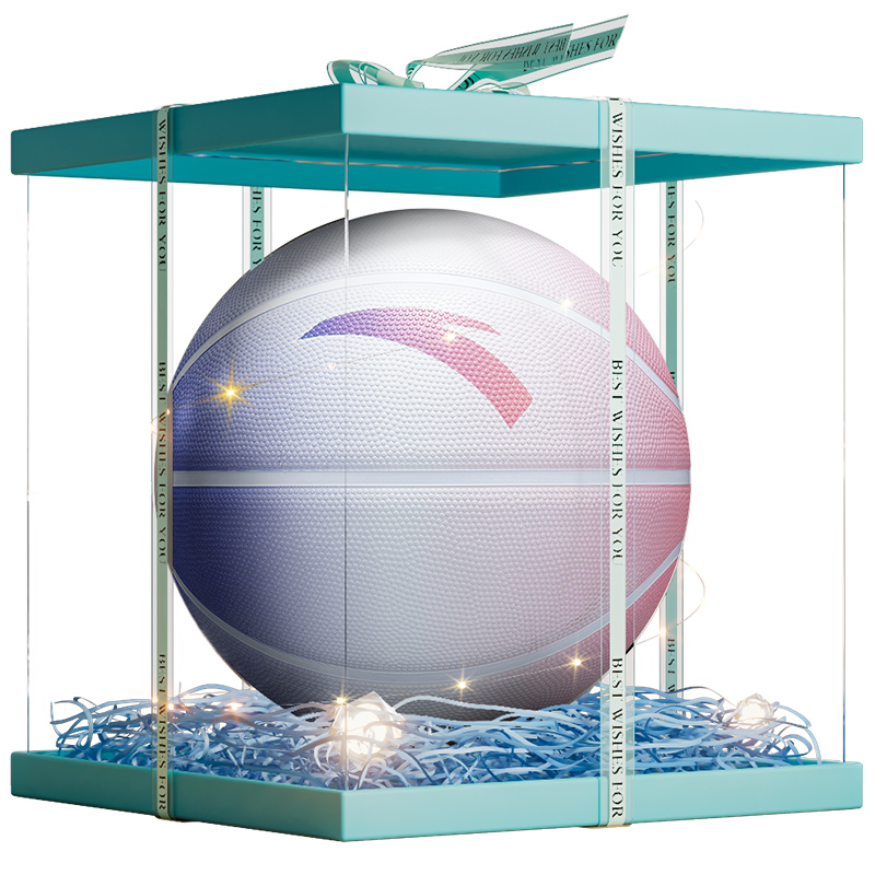 

ANTA Резиновый баскетбольный мяч china розово-фиолетовый градиент размер 5 7 тренировочный соревновательный unisex