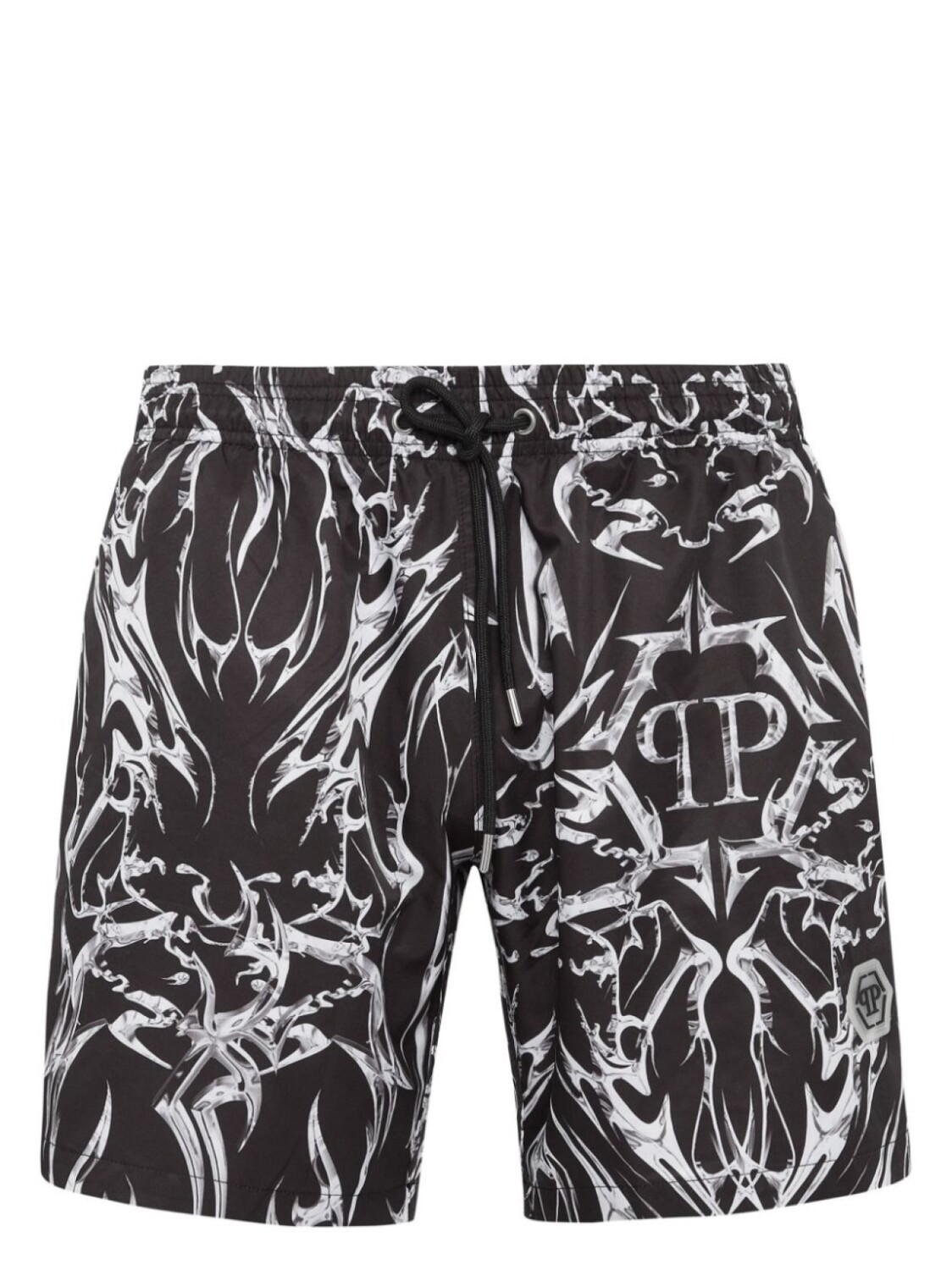 

Philipp Plein плавки-шорты с логотипом, черный