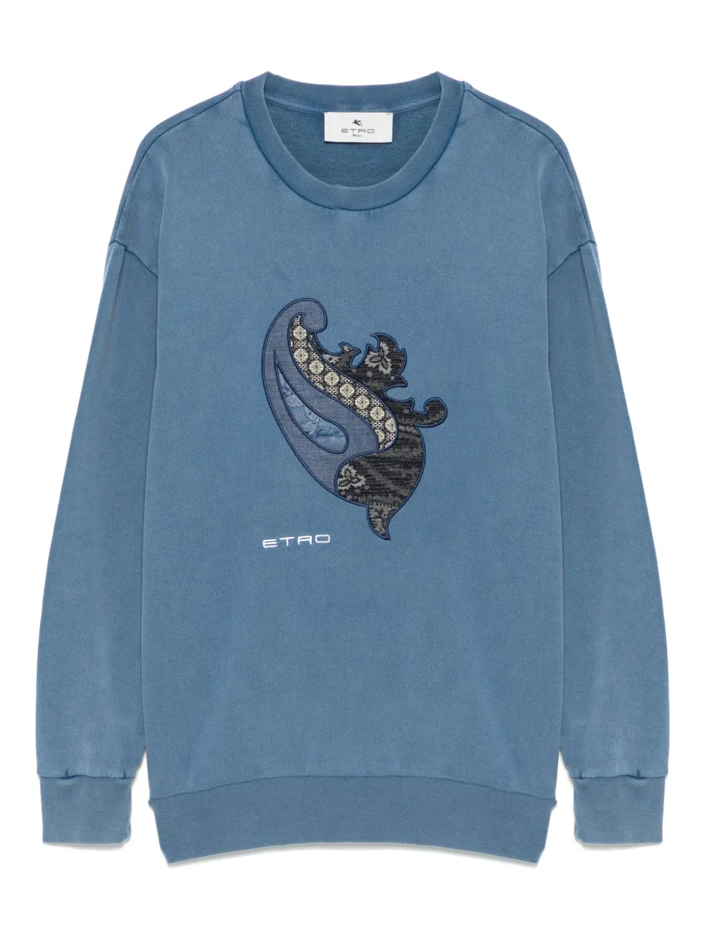 

Толстовка с узором пейсли ETRO KIDS, синий