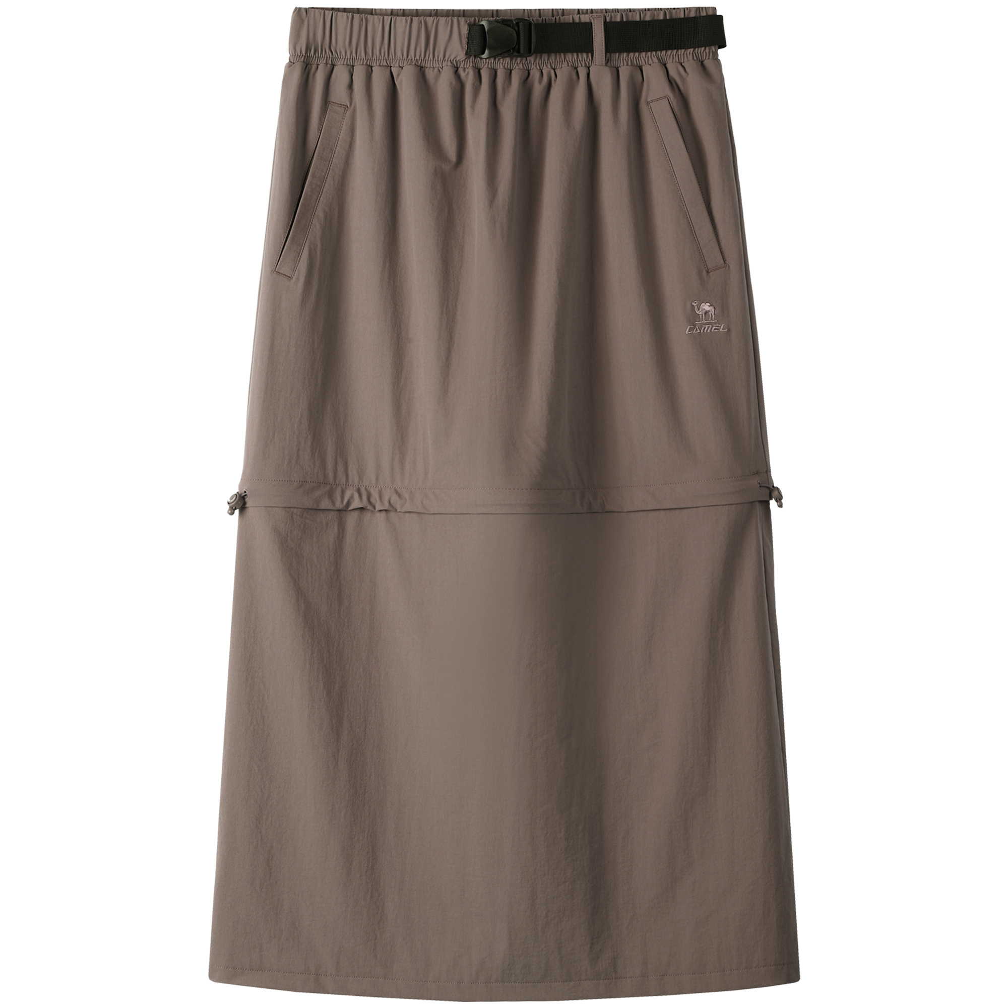 

Короткая юбка-карго женская CAMEL, ranger коричневый