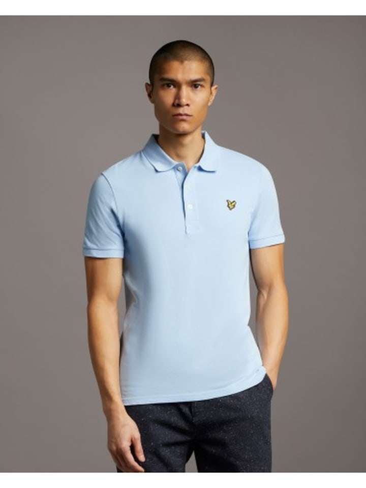 

Футболка поло Lyle & Scott, синий