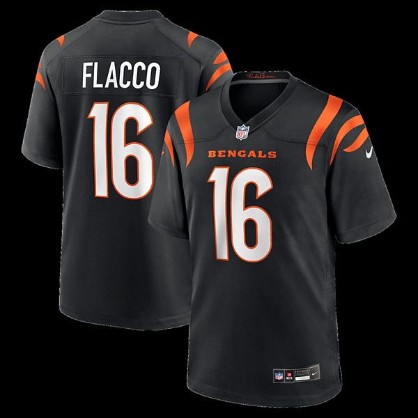 

Мужская футболка Joe Flacco Cincinnati Bengals черная Nike
