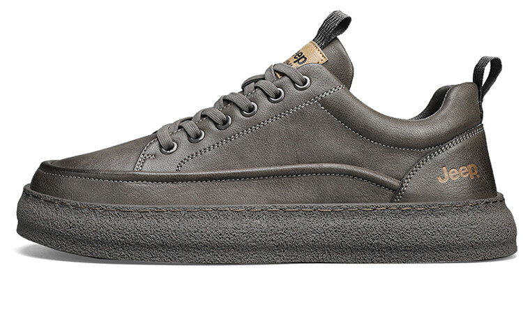 

Кроссовки Jeep Skateboarding Shoes Men Low-top Gray, серый