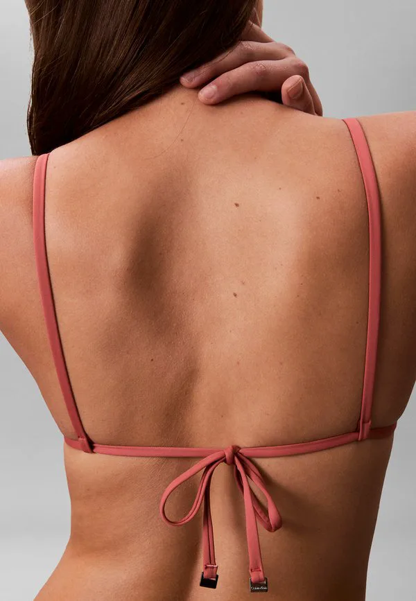 Верхняя часть бикини triangle essentials Calvin Klein Swimwear, Dusty Cedar — фото 3