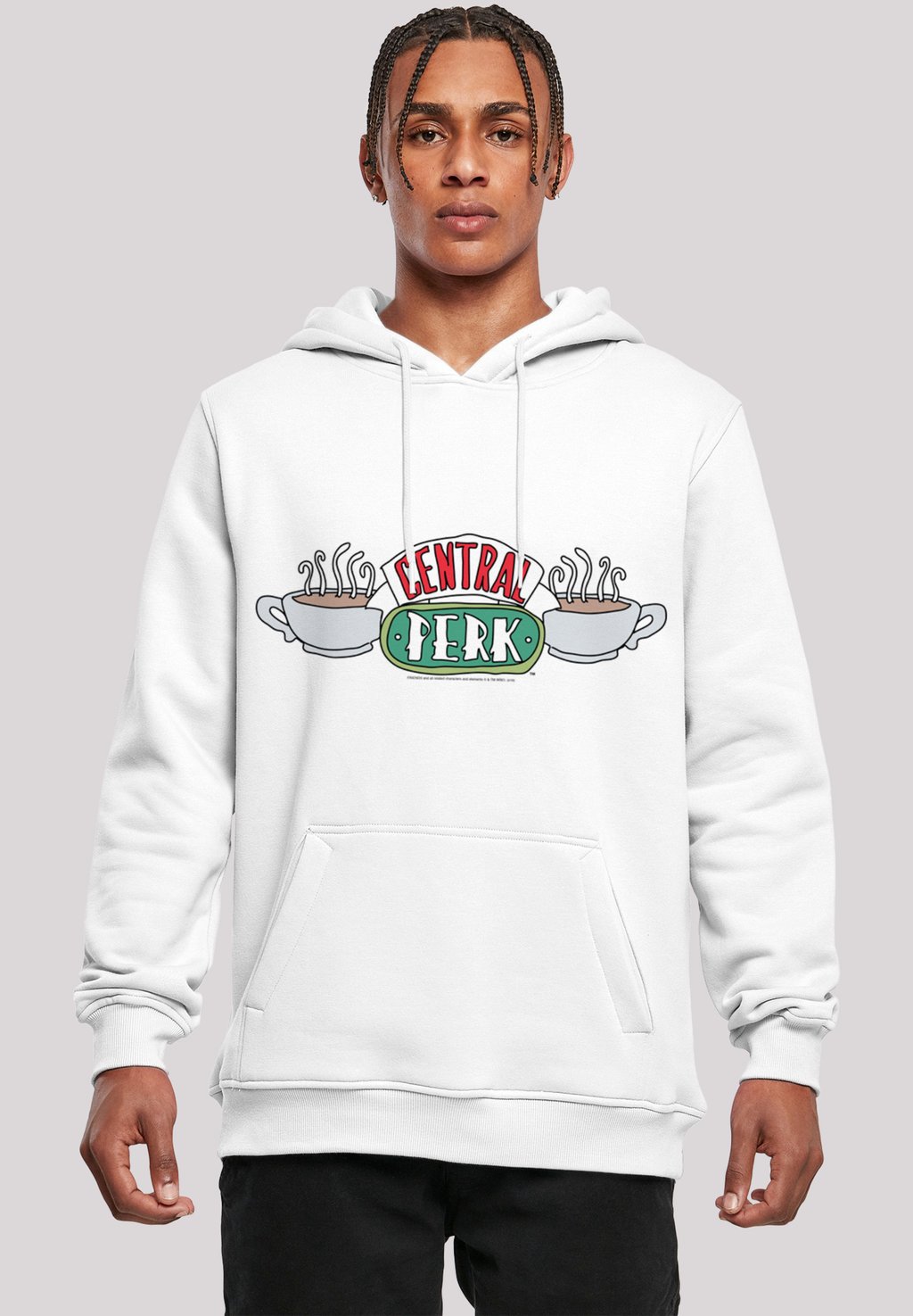 

Толстовка FRIENDS CENTRAL PERK SKETCH F4NT4STIC, белый