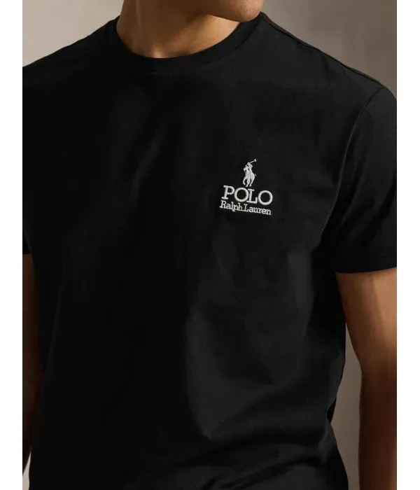 Футболка classic fit Polo Ralph Lauren, черный — фото 4