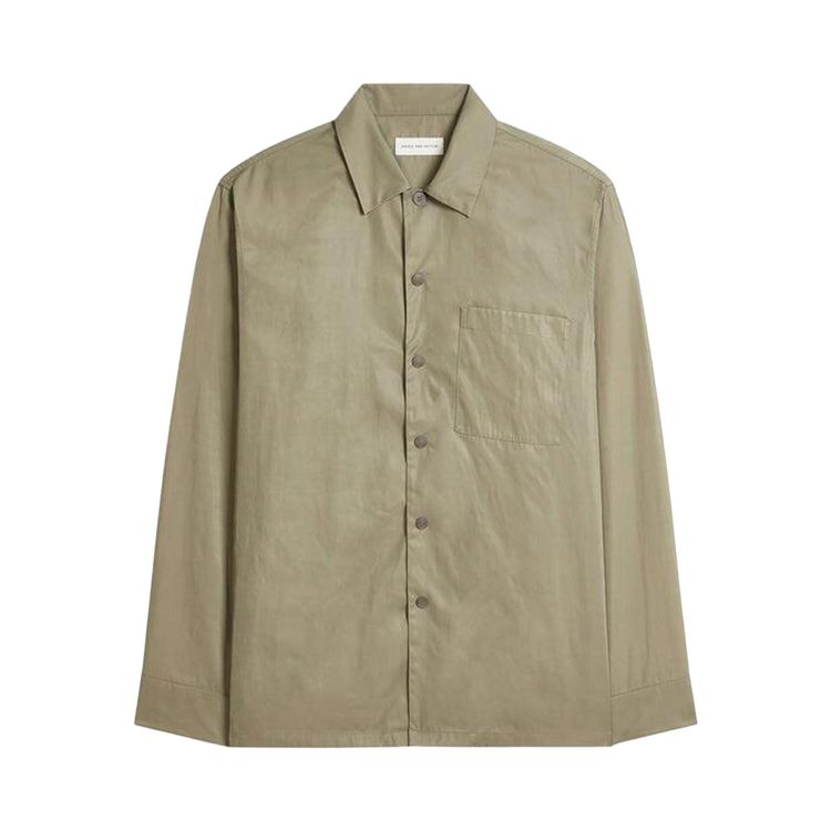 

Рубашка Dries Van Noten Classic Long-Sleeve Shirt 'Khaki', серый