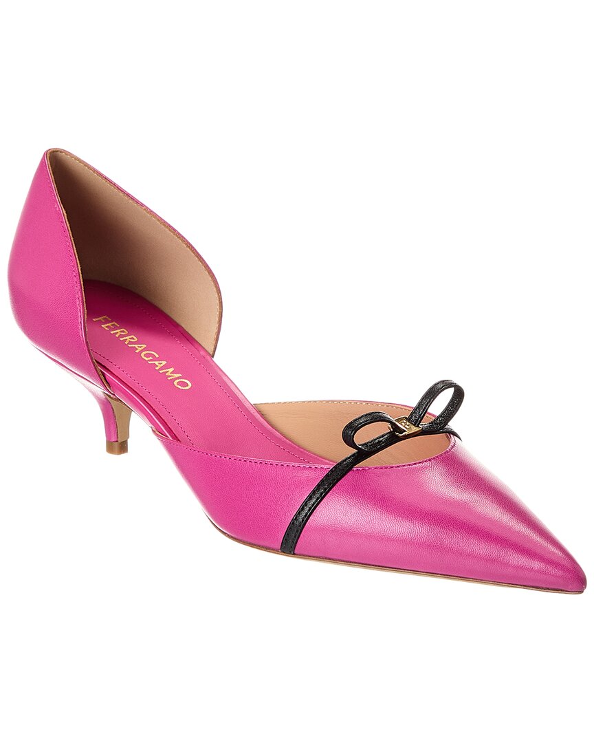 Туфли Ferragamo из кожи Salvatore Ferragamo, розовый