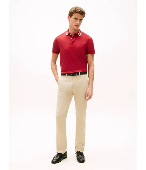 Брюки чинос Denton straight fit Tommy Hilfiger, бежевый — фото 2