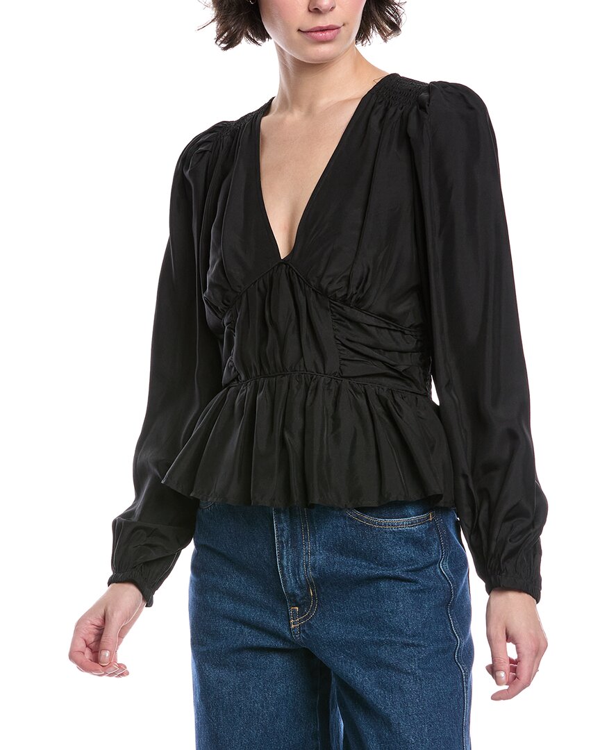 

Топ Sea New York Fabiola из шелка, черный