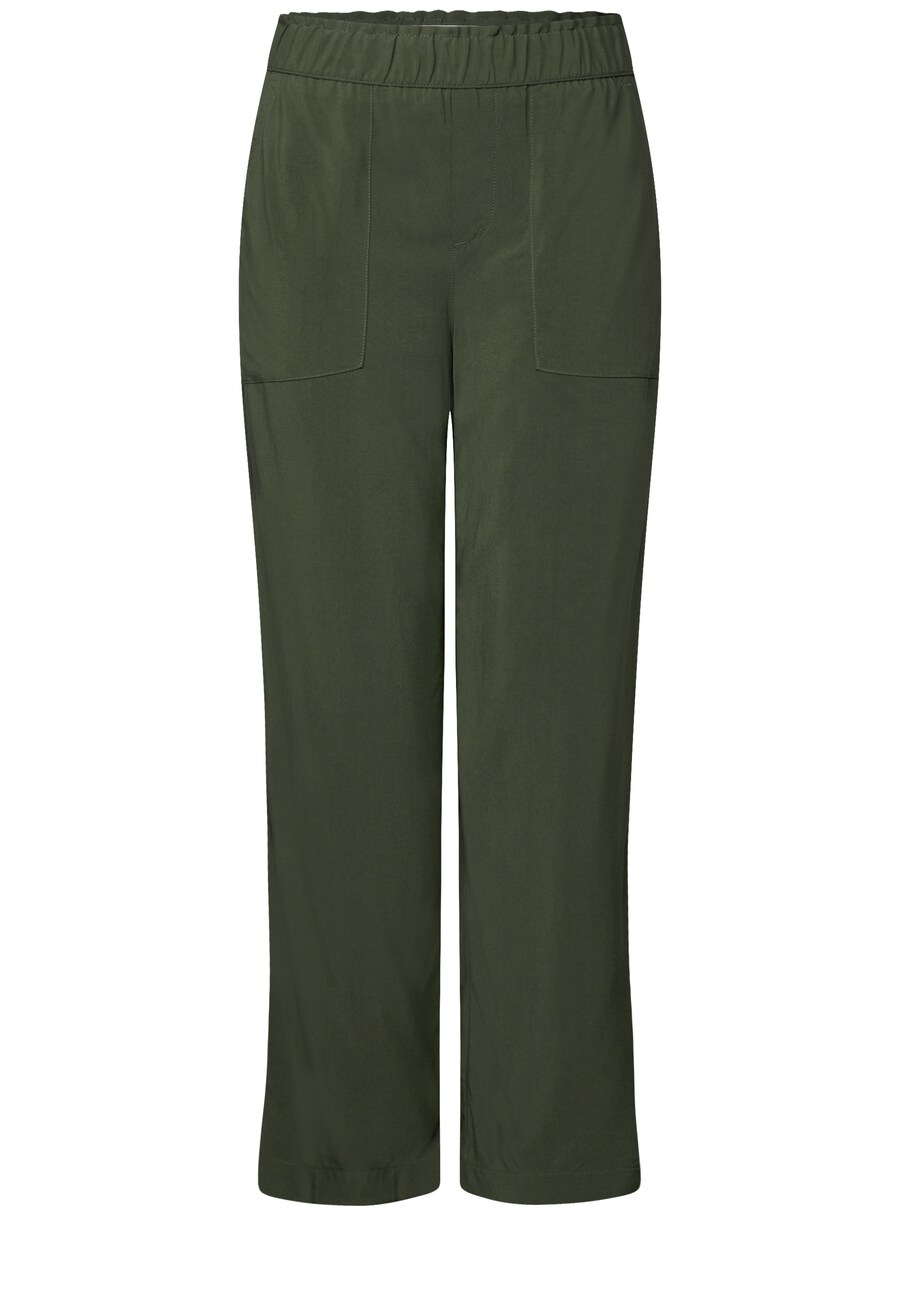 

Брюки свободного кроя Street One Studio, темно-зеленый