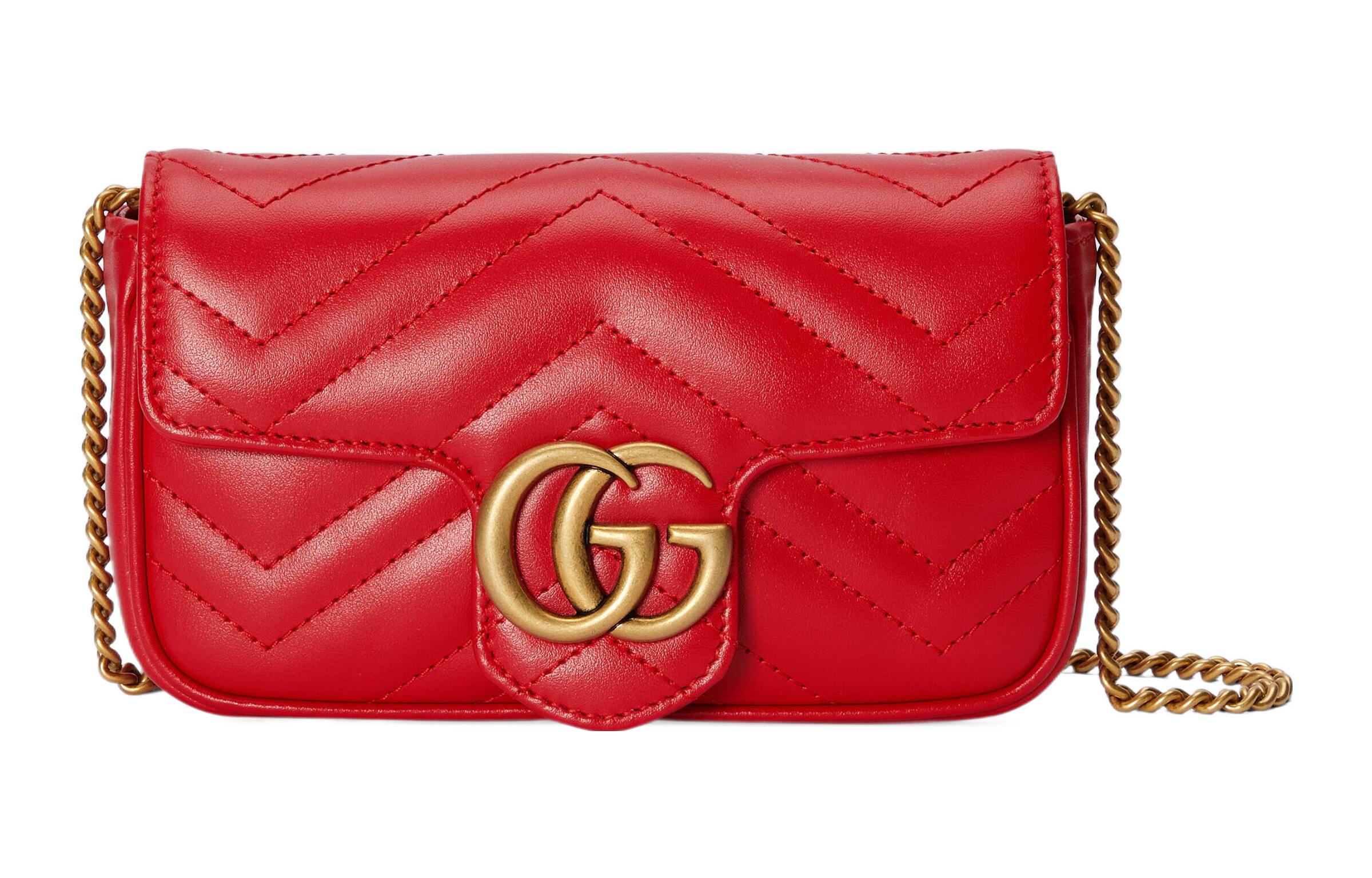 

GUCCI Кожаная сумка кроссбоди Мармонт