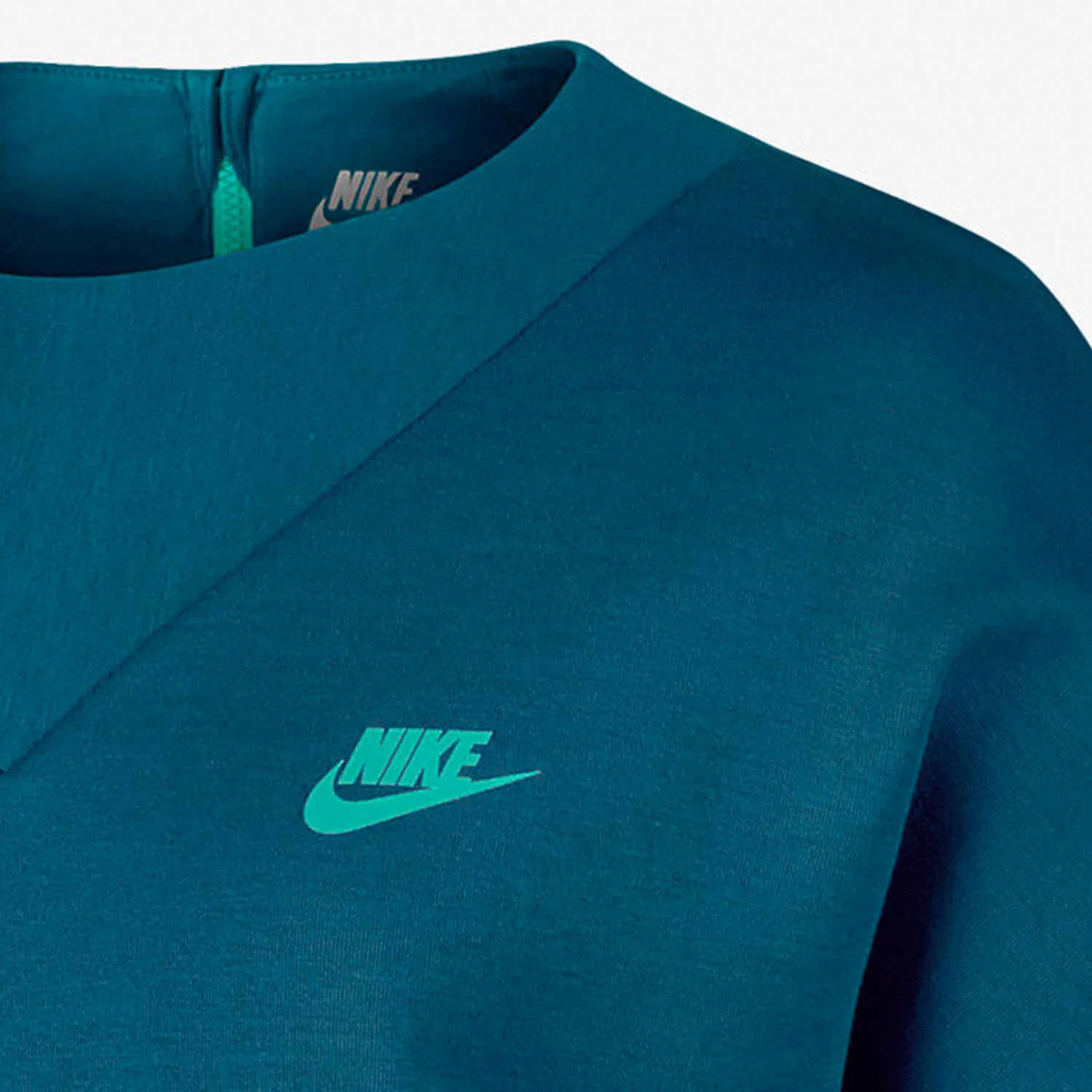 Футболка женская Green, с круглым вырезом, средней посадки Nike — фото 3