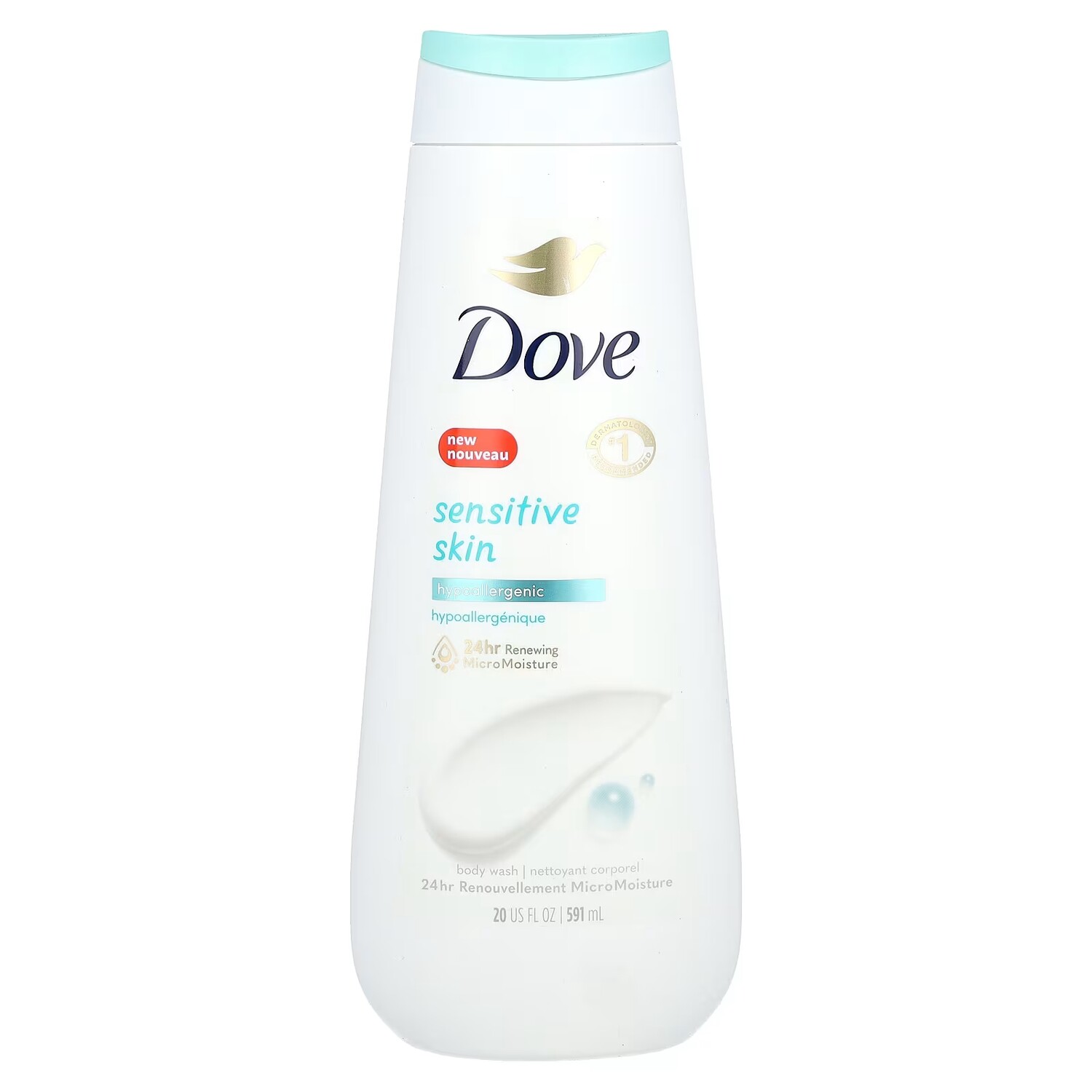 

Гель для душа Dove Sensitive Skin, 20 жидких унций (591 мл)