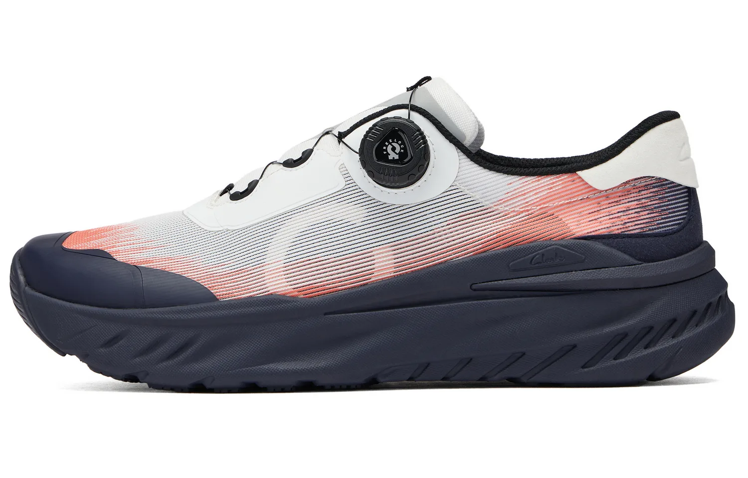 Clarks Мужские повседневные туфли ZephRun Rad Fabric белые