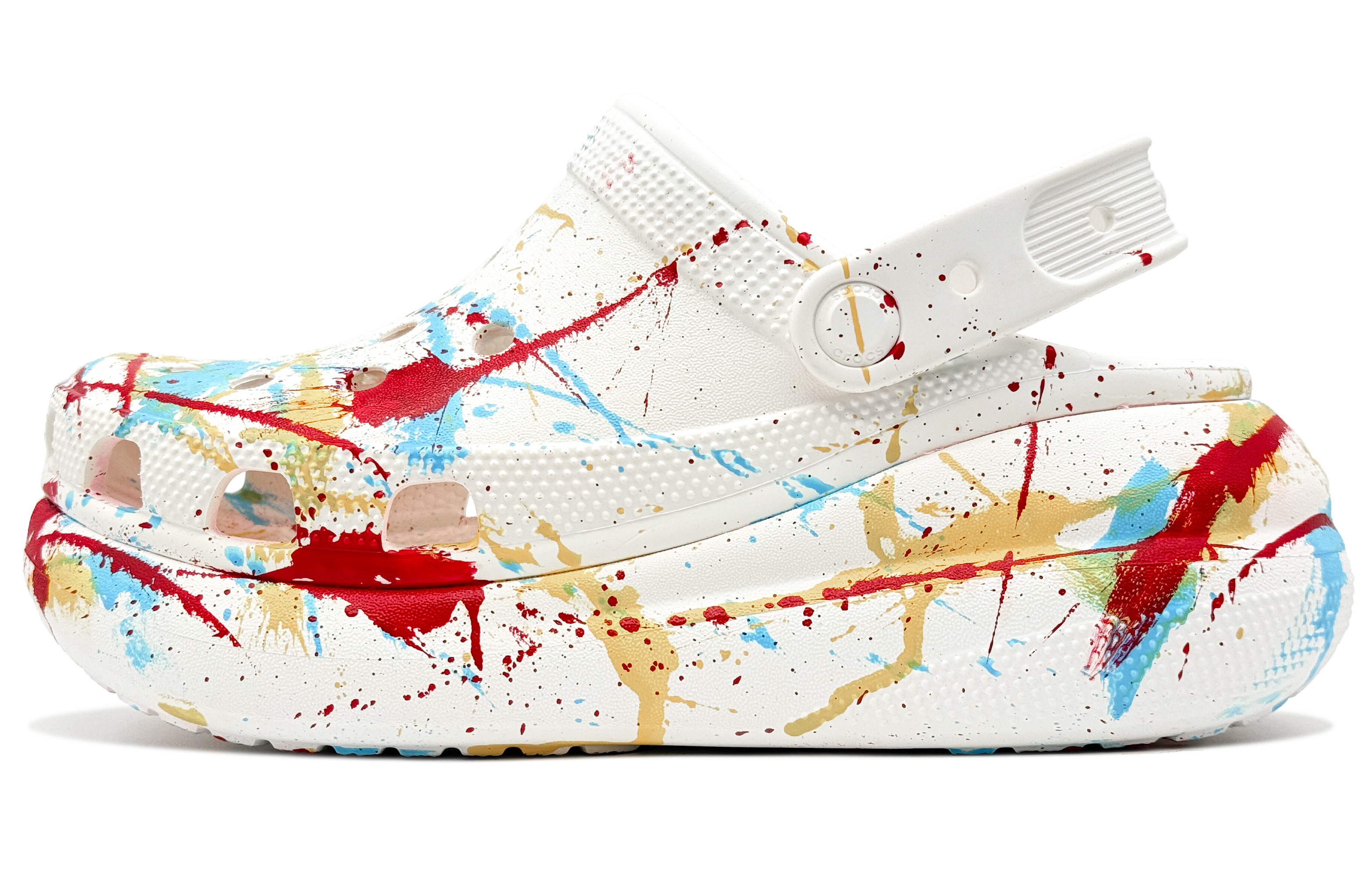 Crocs Сабо Crush Clog унисекс красные, желтые, синие