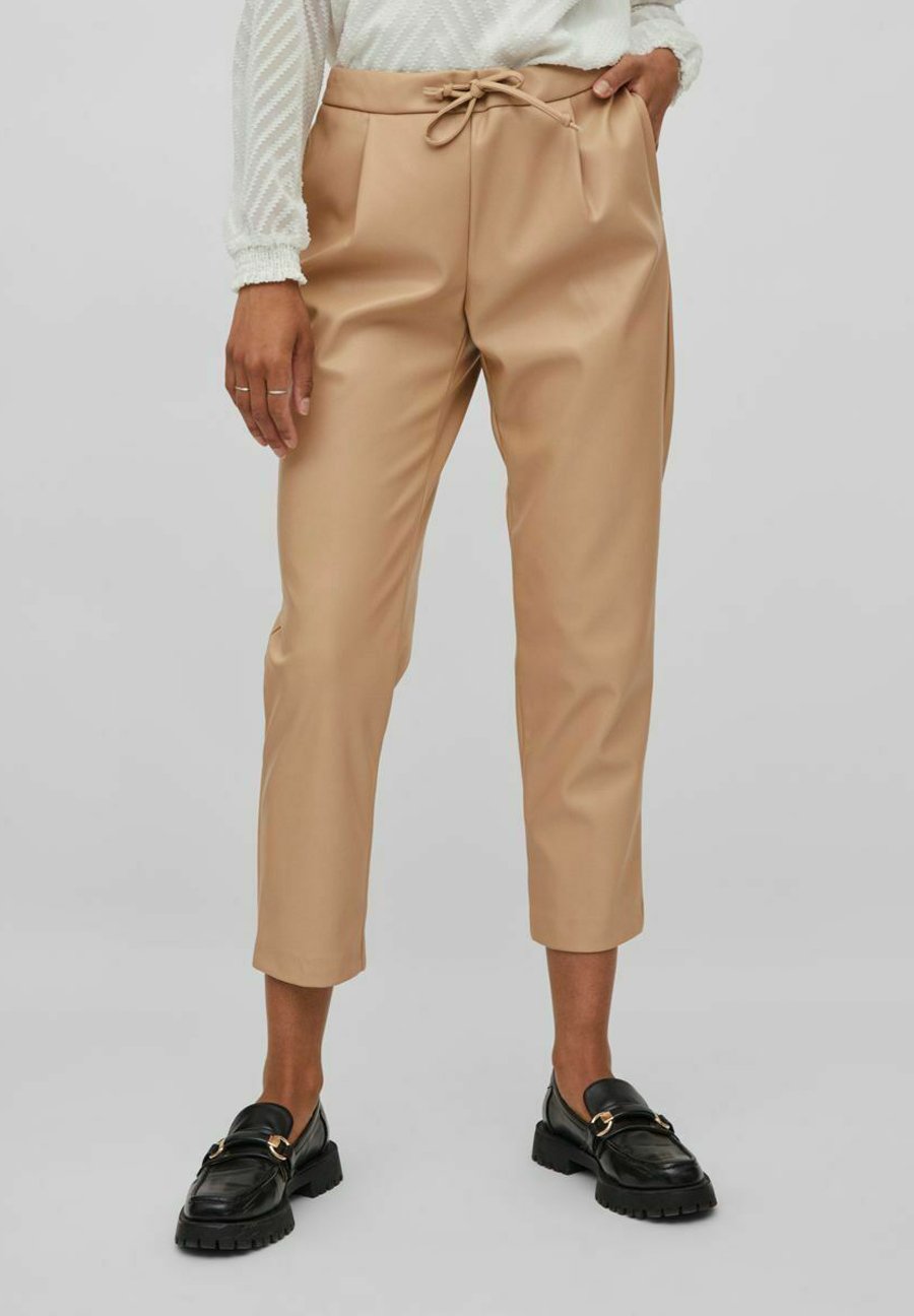 

Брюки VINILLE COATED PANTS VILA, коричневый