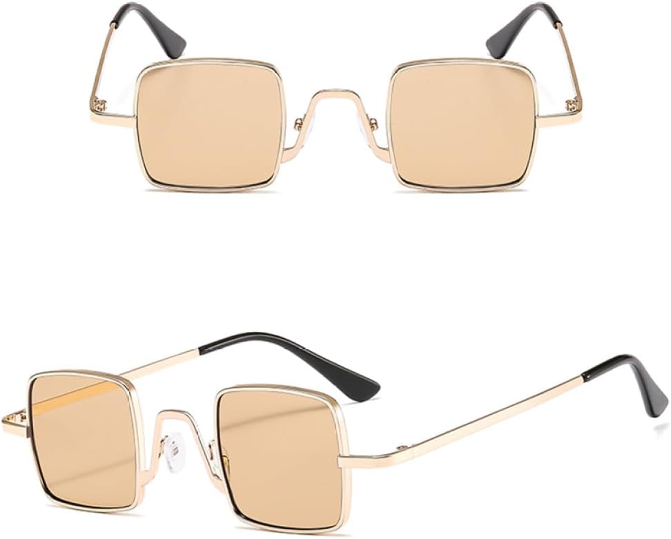 

Винтажные солнцезащитные очки для женщин и мужчин, маленькая металлическая оправа, красные солнцезащитные очки, женские очки для вождения, защита от ультрафиолета UV400 LANGSER, 7